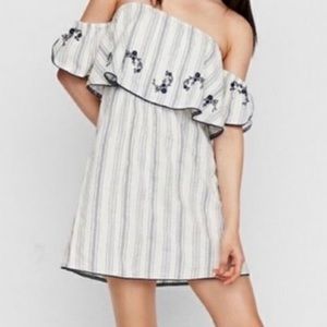 Express sleeveless striped dress size small